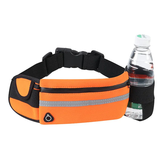 Waterproof running waist bag sports jogging outdoor mobile phone holder belt bag female male fitness cycling sports accessories