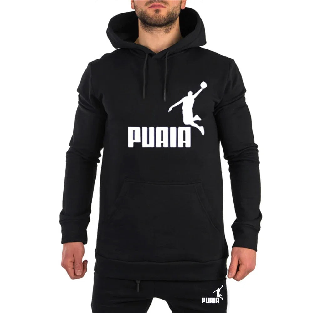 Men's Print Sportswear Set Basketball Logo Sweatshirt Pant Suit Sport Casual Set Male Printed Sweatshirts Hoodie Y2k Streetwear