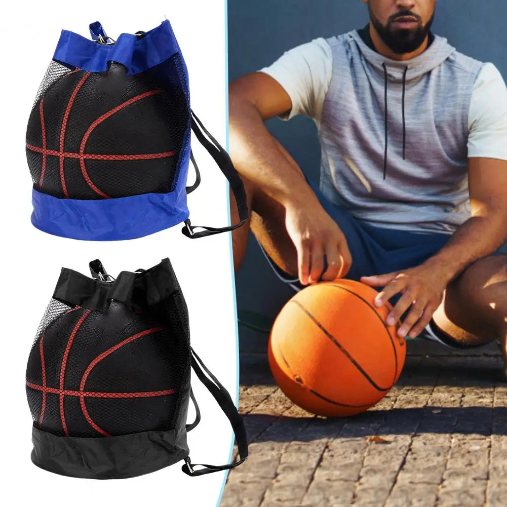 Basketball Backpack Durable Scratch-resistant Basketball Net Sports Equipment Ball Storage Backpack for Sports