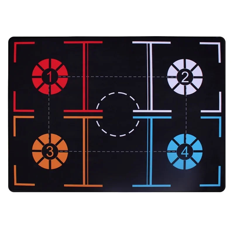 Basketball Training Mat Durable Non Slip Foldable Kids Adults Dribble Training Mat Basketball Training Indoor Ourdoor Equipment