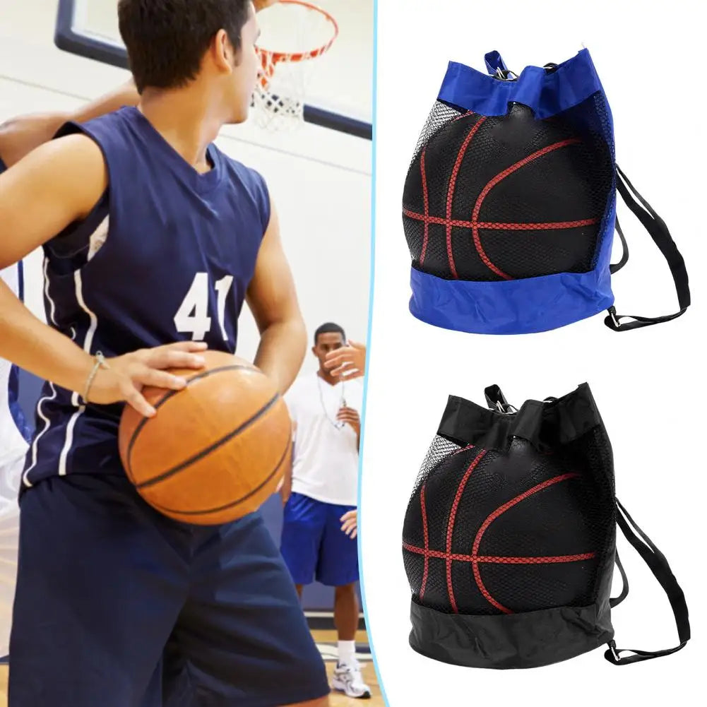 Basketball Backpack Durable Scratch-resistant Basketball Net Sports Equipment Ball Storage Backpack for Sports