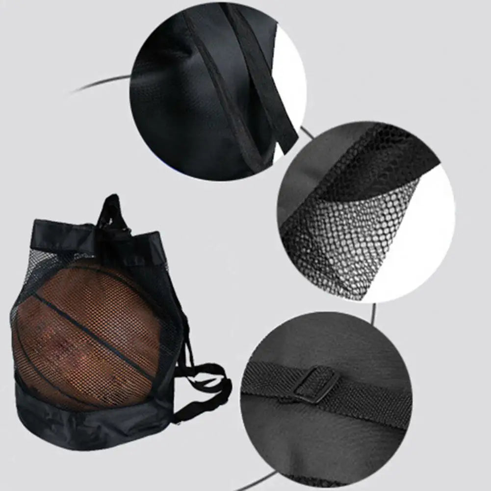 Basketball Backpack Durable Scratch-resistant Basketball Net Sports Equipment Ball Storage Backpack for Sports