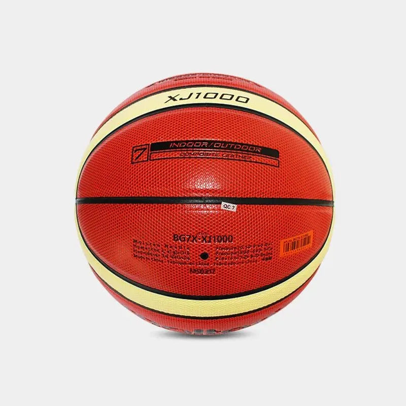 Molten XJ1000 Basketball Ball Size 7/6/5 PU Leather Material for Outdoor Indoor Match Training Men Women Teenager Baloncesto